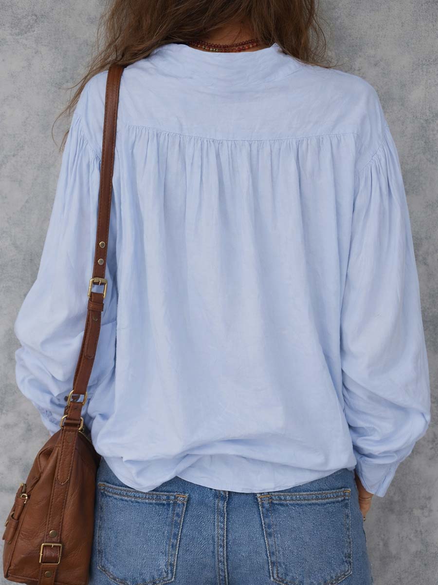 Avery | Women's Loose Fit Long Sleeve Blouse