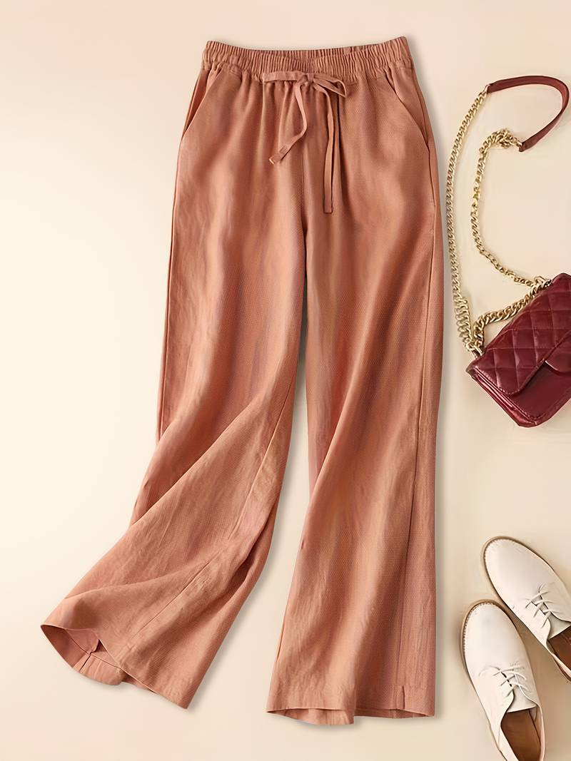Eloise | Drawstring Trousers with Relaxed Fit and Versatile Style