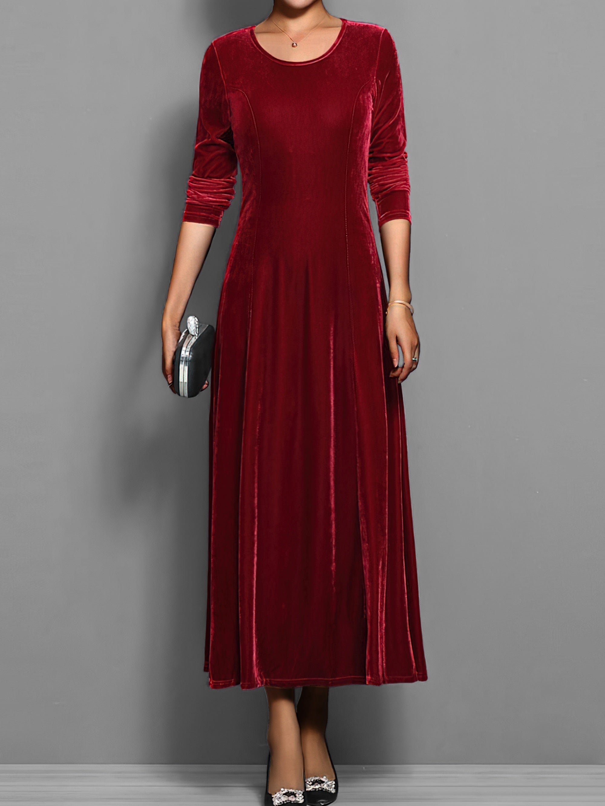 Blake | Women's Velvet Dress with Classic Design and Elegant Fit