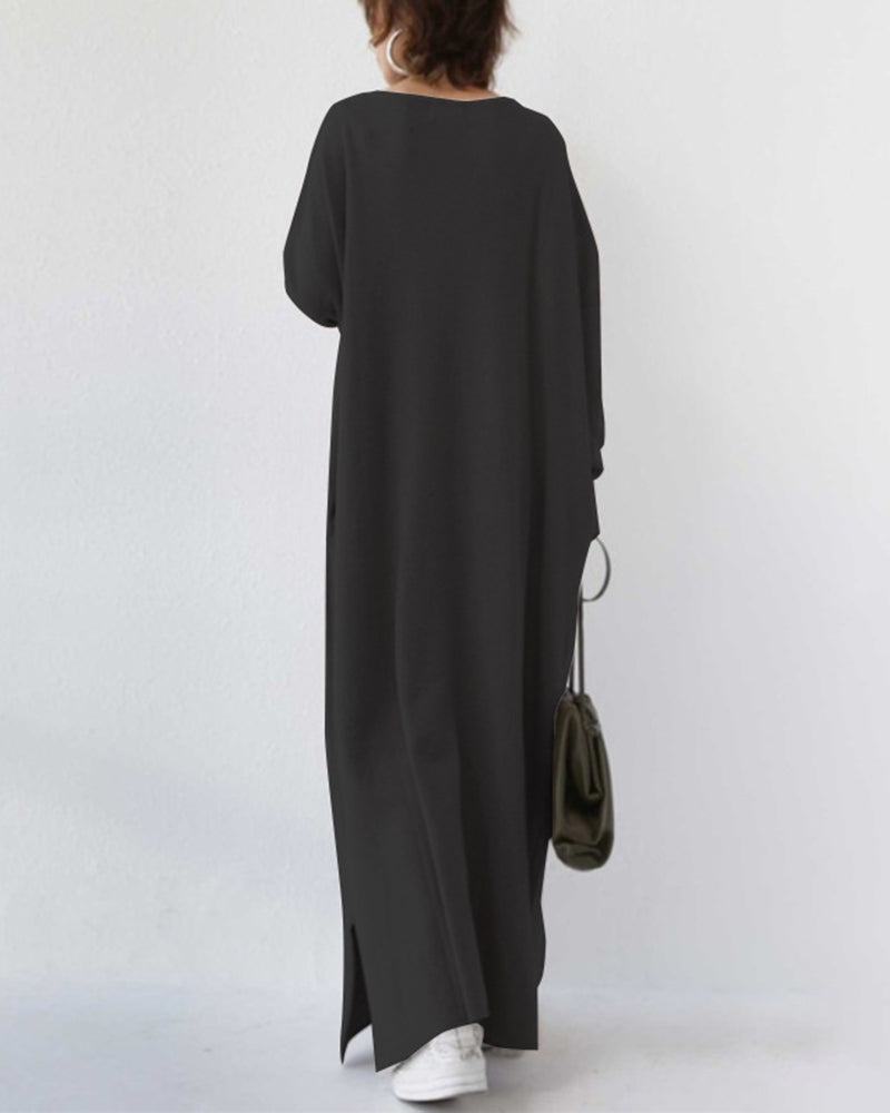Harriet | Elegant Winter Maxi Dress for Women with Long Sleeves