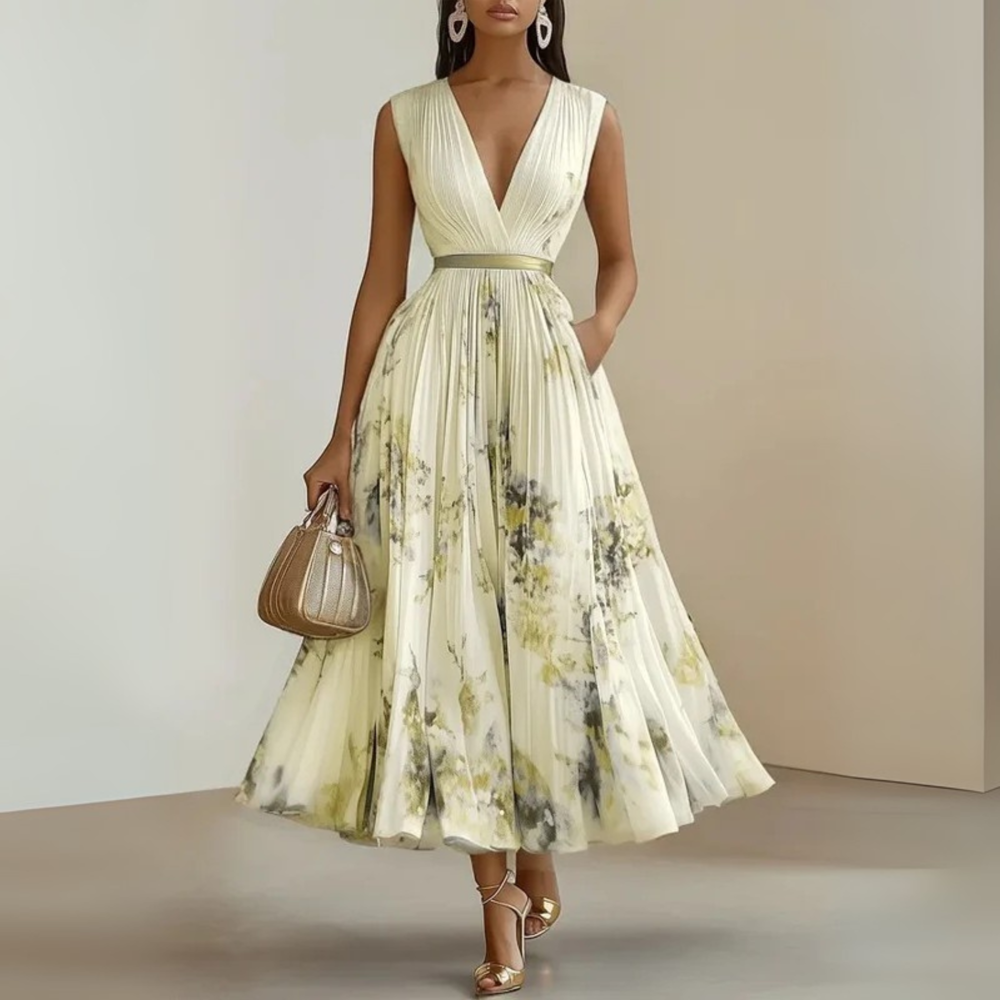 Catalina | Women's Flowing Sleeveless Maxi Dress with Lightweight Fabric and Versatile Style