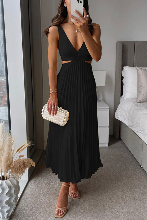 Danica | Women's Maxi Dress with Flowing Skirt and Sleeveless Design