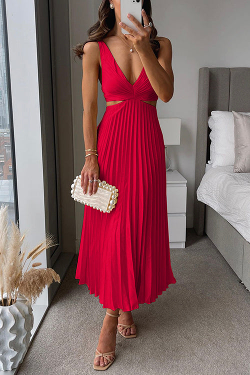 Danica | Women's Maxi Dress with Flowing Skirt and Sleeveless Design