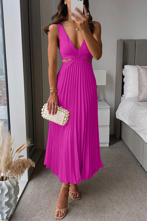 Danica | Women's Maxi Dress with Flowing Skirt and Sleeveless Design
