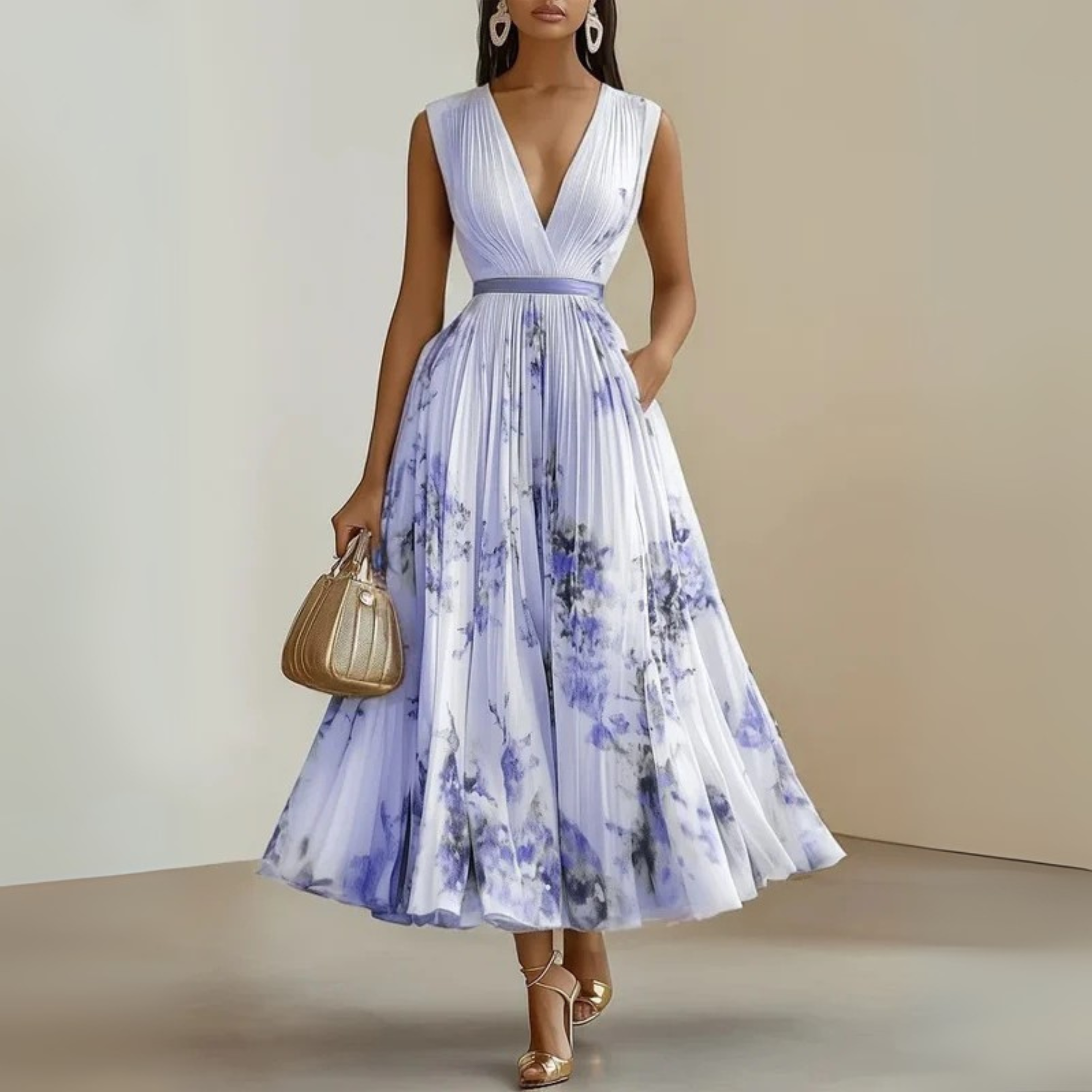 Catalina | Women's Flowing Sleeveless Maxi Dress with Lightweight Fabric and Versatile Style
