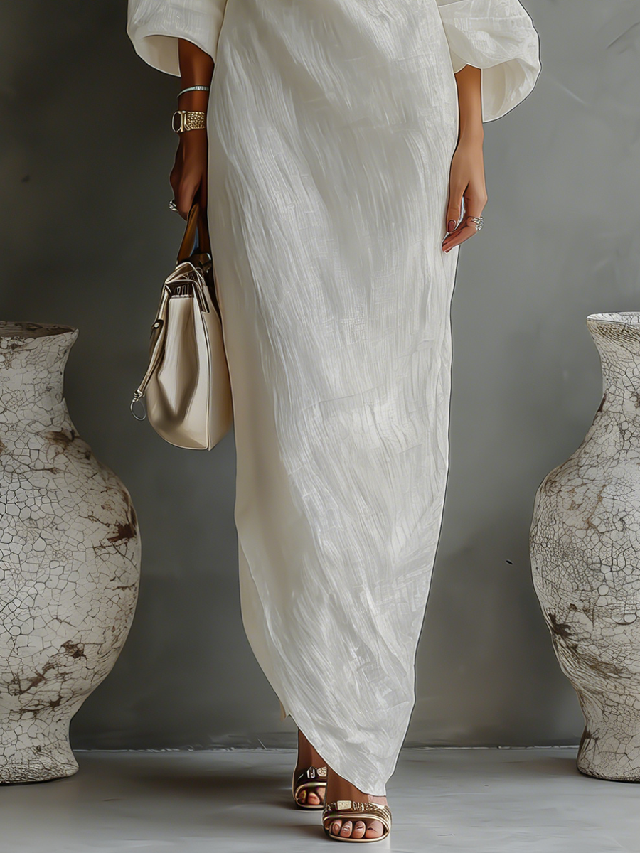 Emily | Women's One-Shoulder Flowing Elegant Dress