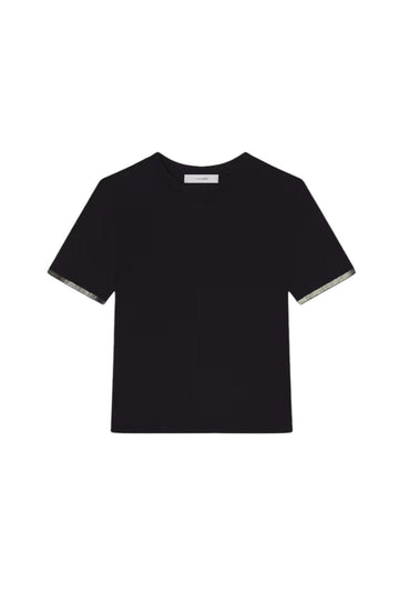 Beaded Tee - Black
