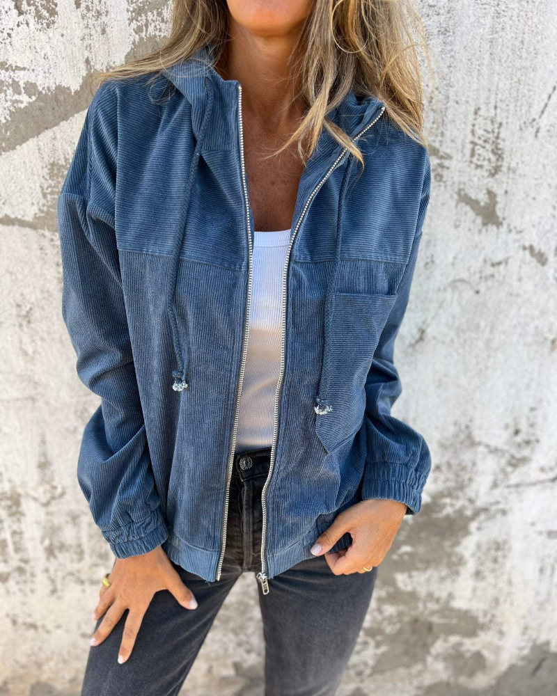 Cynthia | Hooded Zip-Up Jacket
