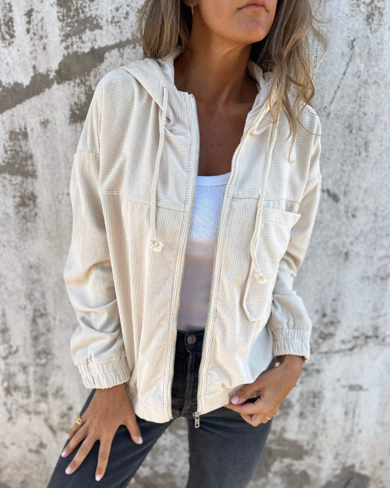 Cynthia | Hooded Zip-Up Jacket