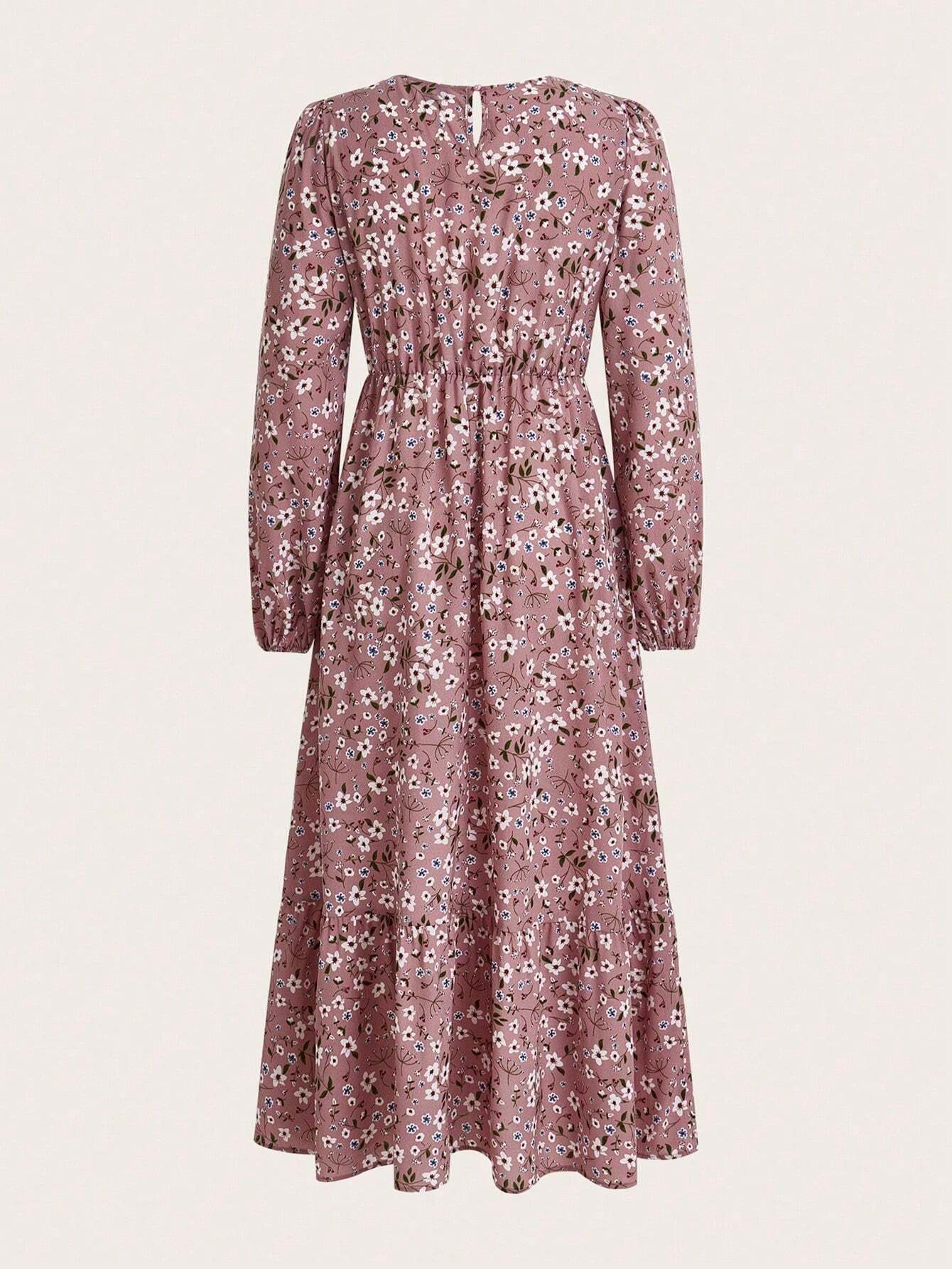 Bryony | Women's Maxi Dress with Floral Print and Bishop Sleeves