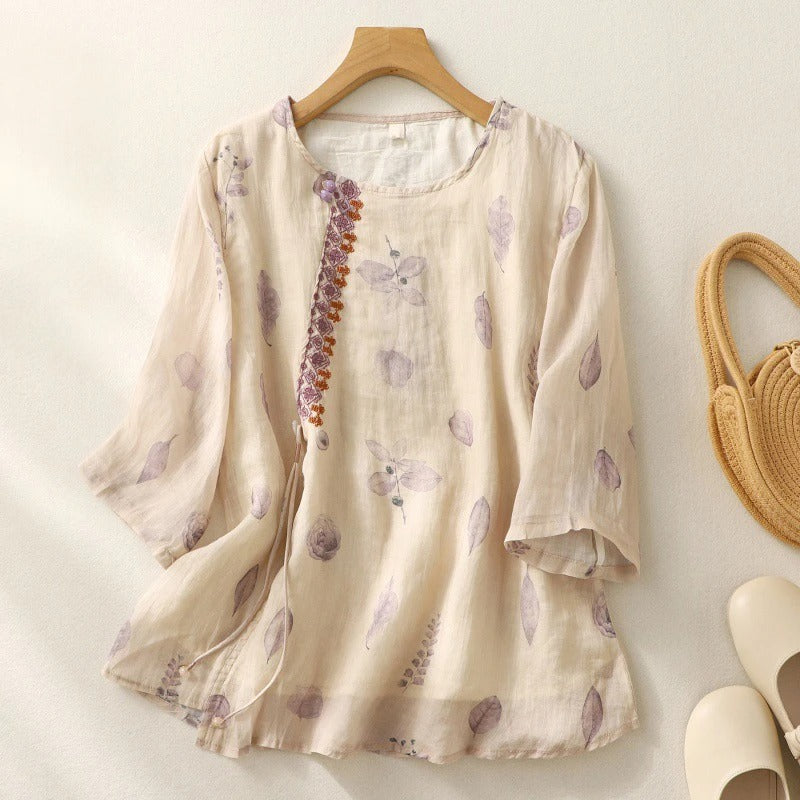 Adeline | Relaxed Blouse with Floral Print