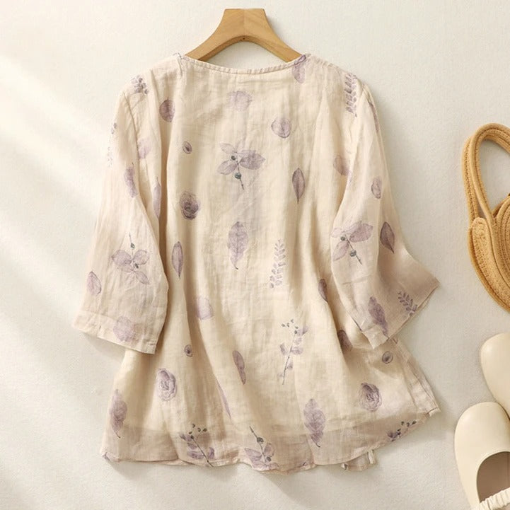 Adeline | Relaxed Blouse with Floral Print
