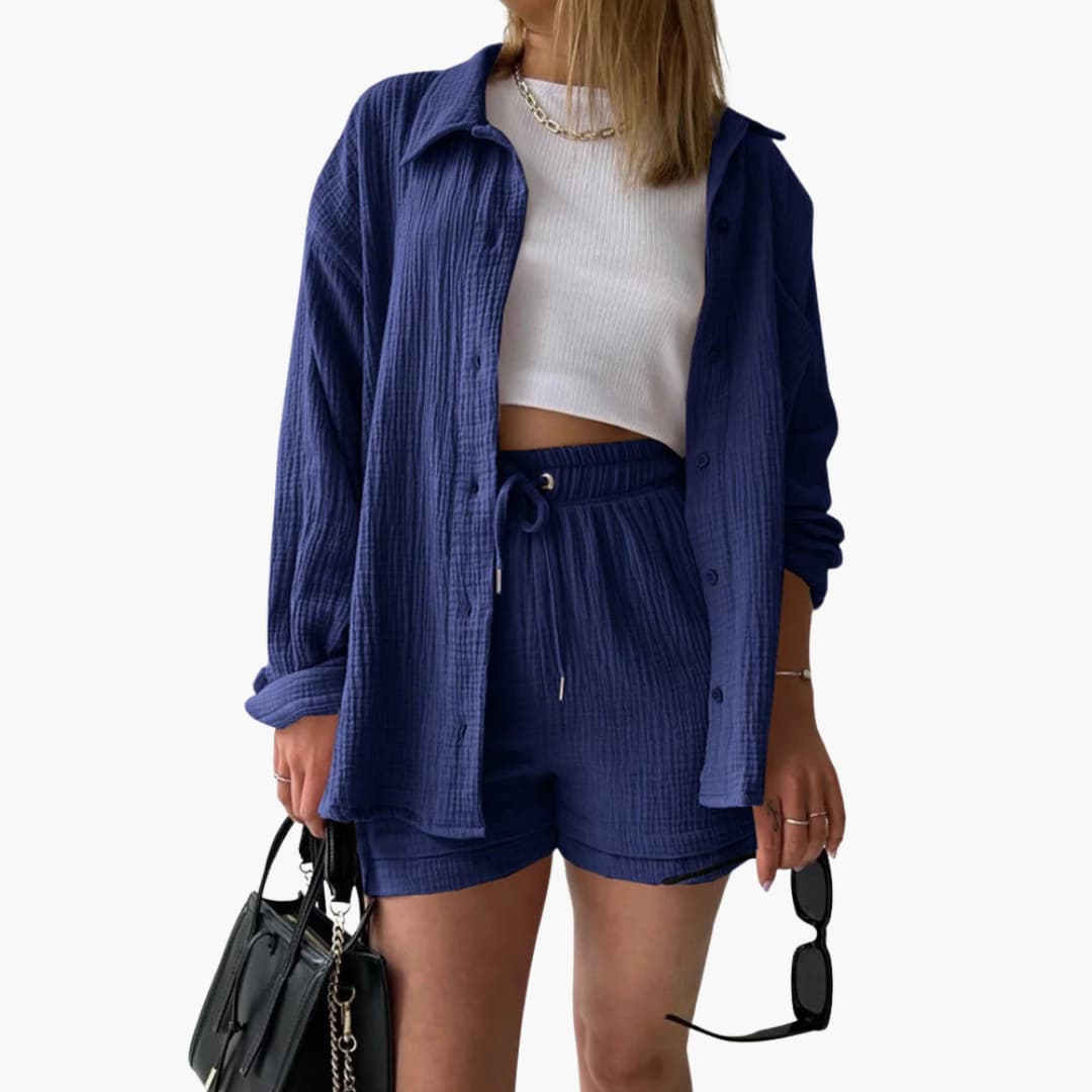 Arden | Women's Casual Two-Piece Set with Lightweight Fabric and Relaxed Fit