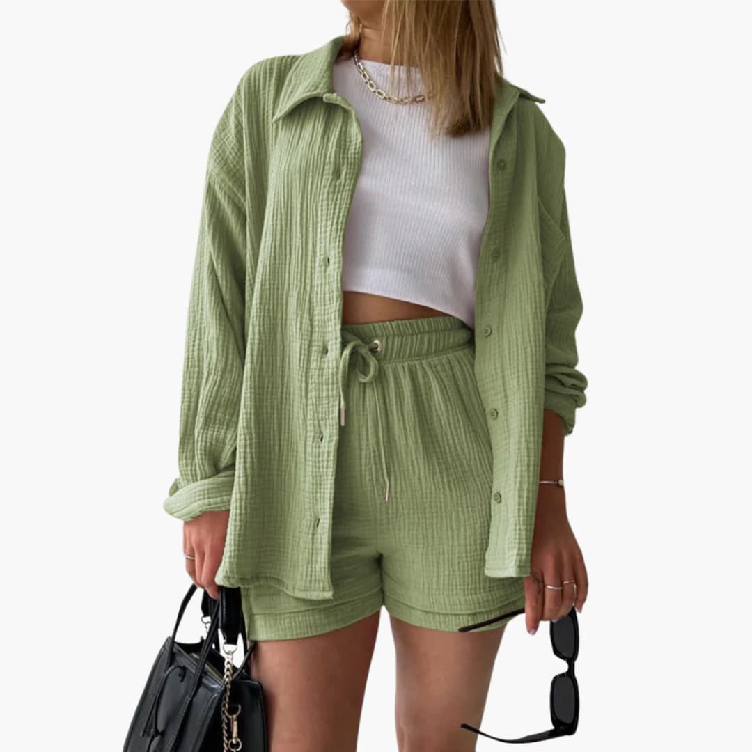 Arden | Women's Casual Two-Piece Set with Lightweight Fabric and Relaxed Fit