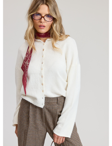 The Essential Cardigan, Ivory