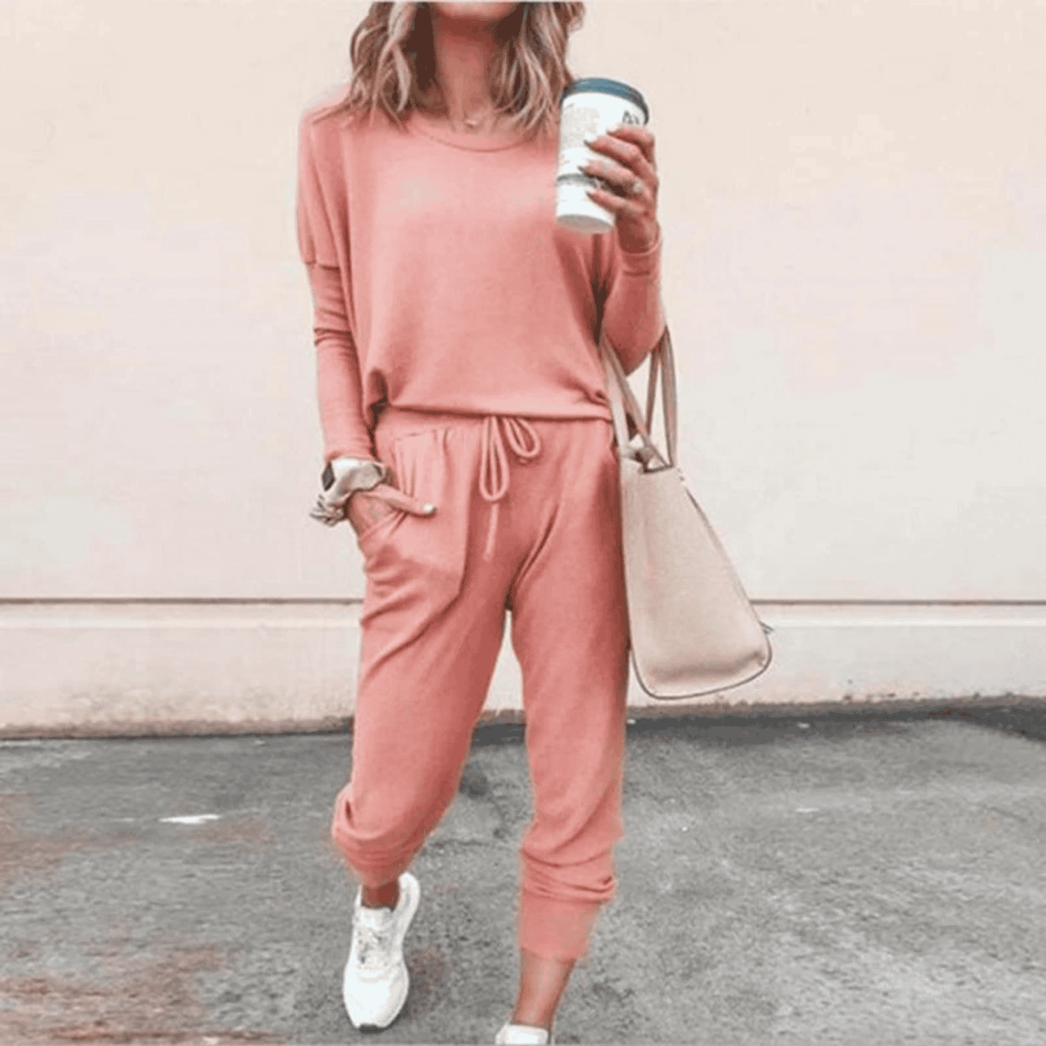 Aria | Women's Jogger Lounge Set with Adjustable Waist and Soft Fabric