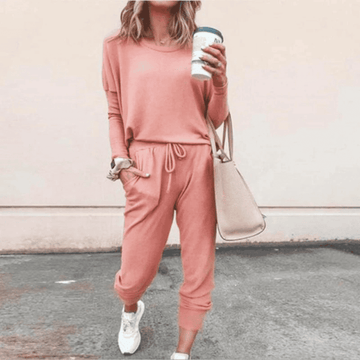 Aria | Women's Jogger Lounge Set with Adjustable Waist and Soft Fabric
