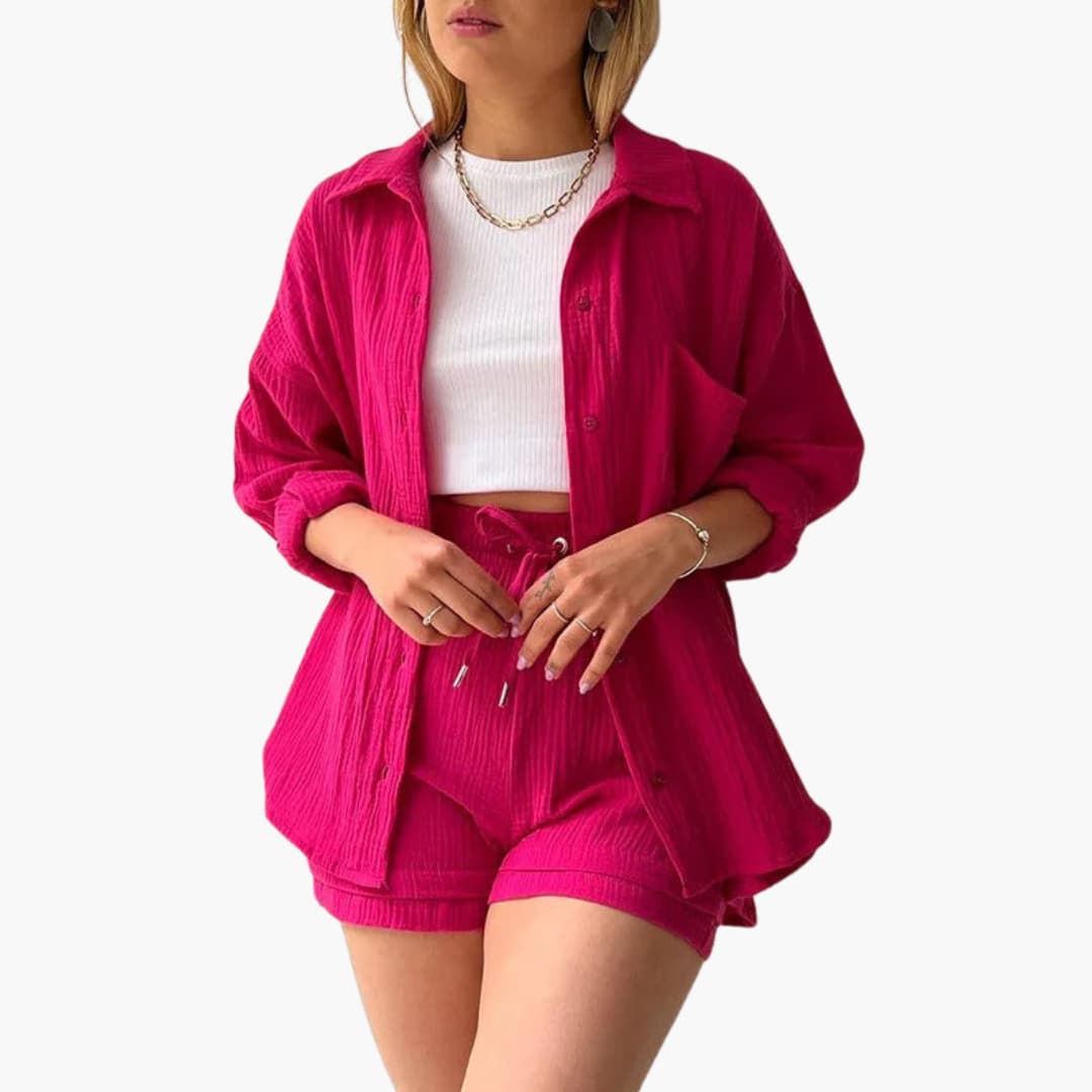Arden | Women's Casual Two-Piece Set with Lightweight Fabric and Relaxed Fit
