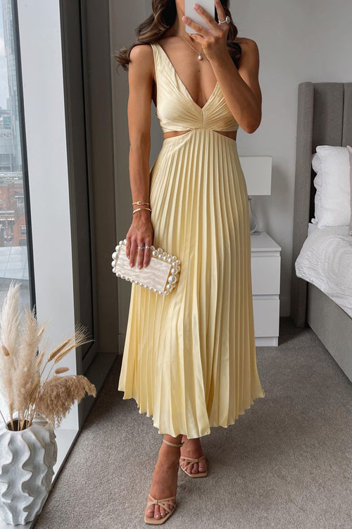 Danica | Women's Maxi Dress with Flowing Skirt and Sleeveless Design