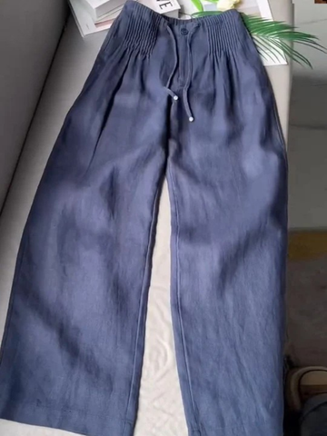 Elowen | Wide-Leg Trousers with Elastic Waist and Lightweight Fabric