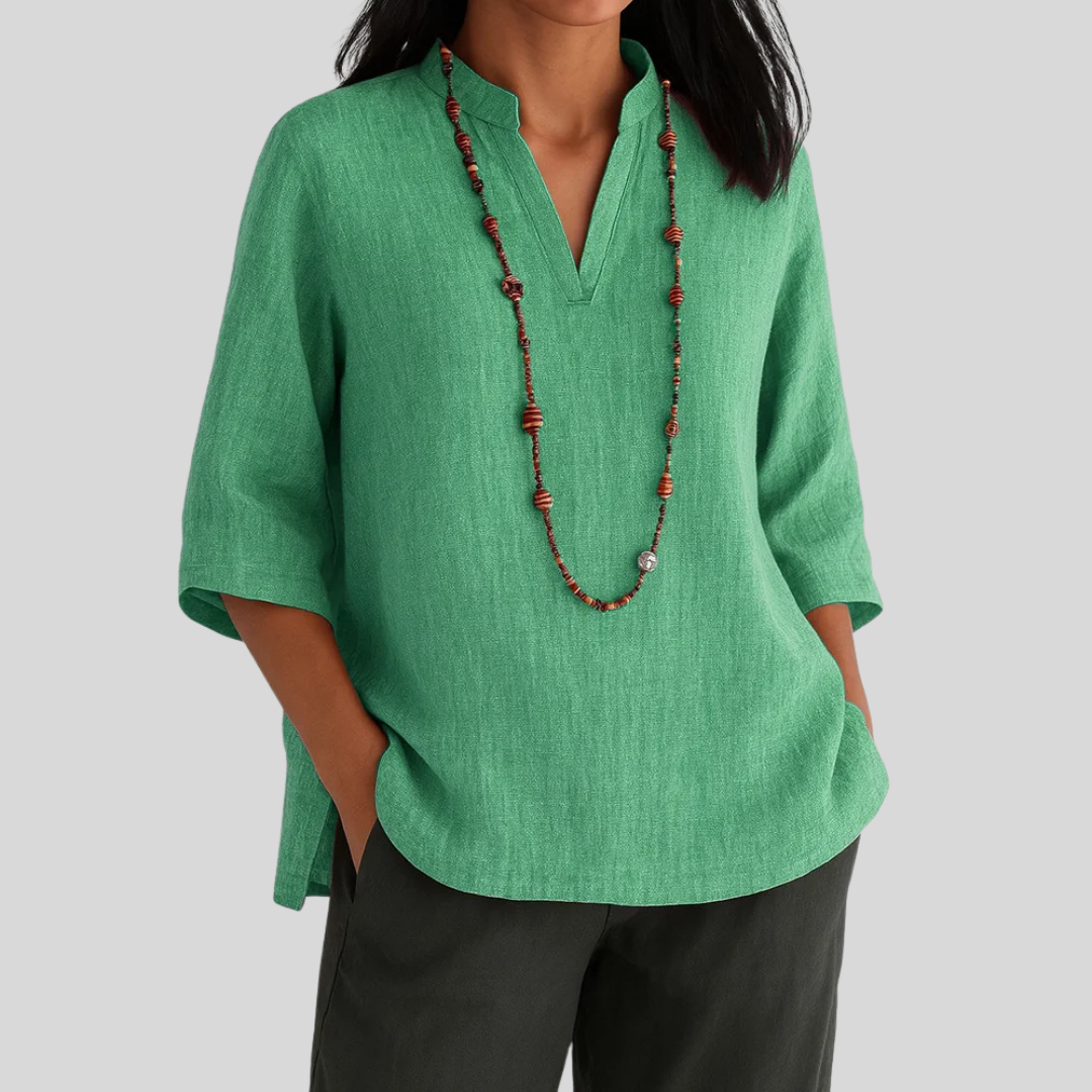 Corinne | Blouse with Relaxed Fit and Lightweight Fabric