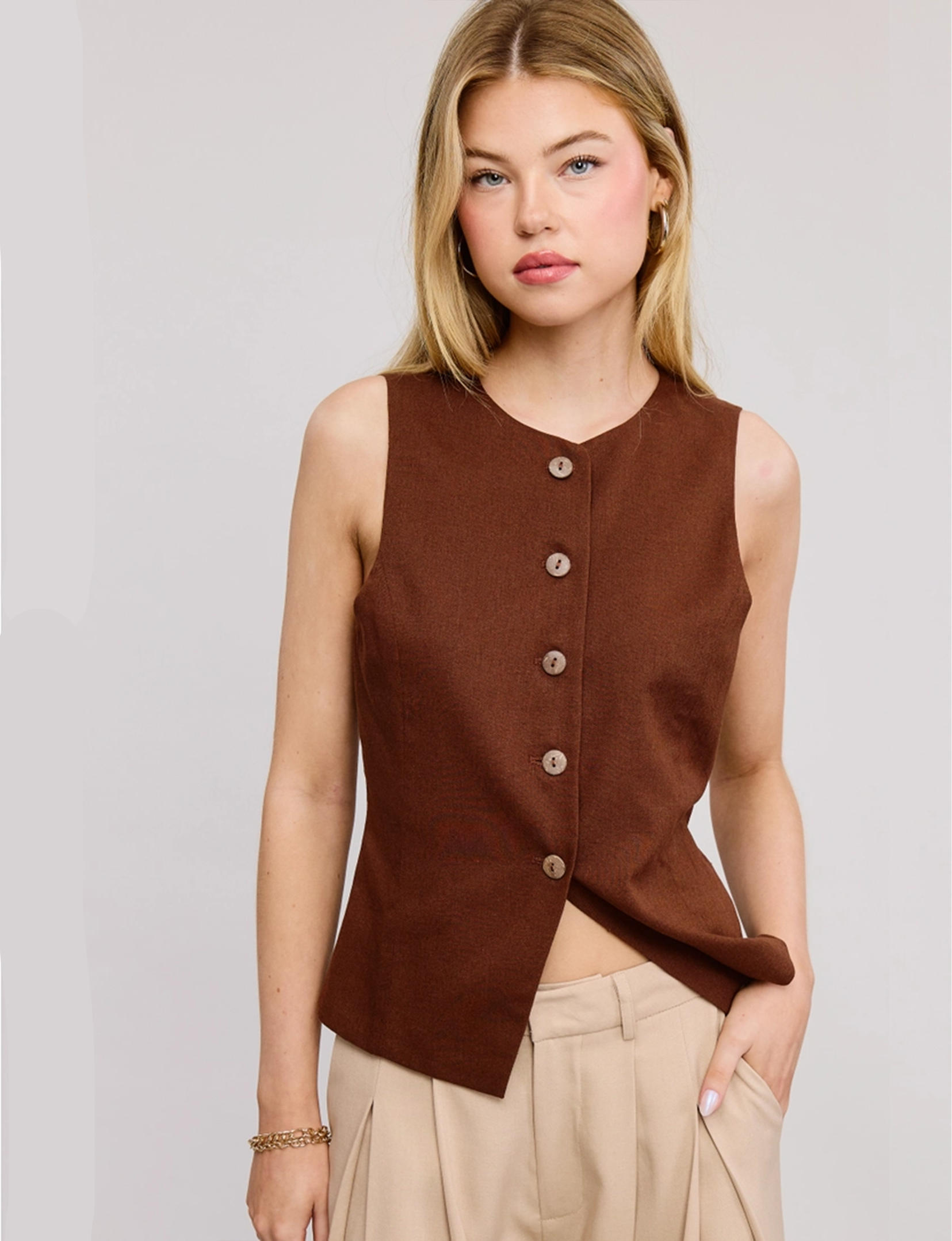 Waistcoat Vest, Wood
