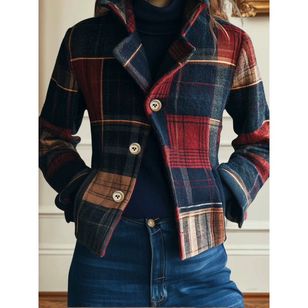 Francesca | Timeless Plaid Jacket