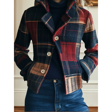 Francesca | Timeless Plaid Jacket