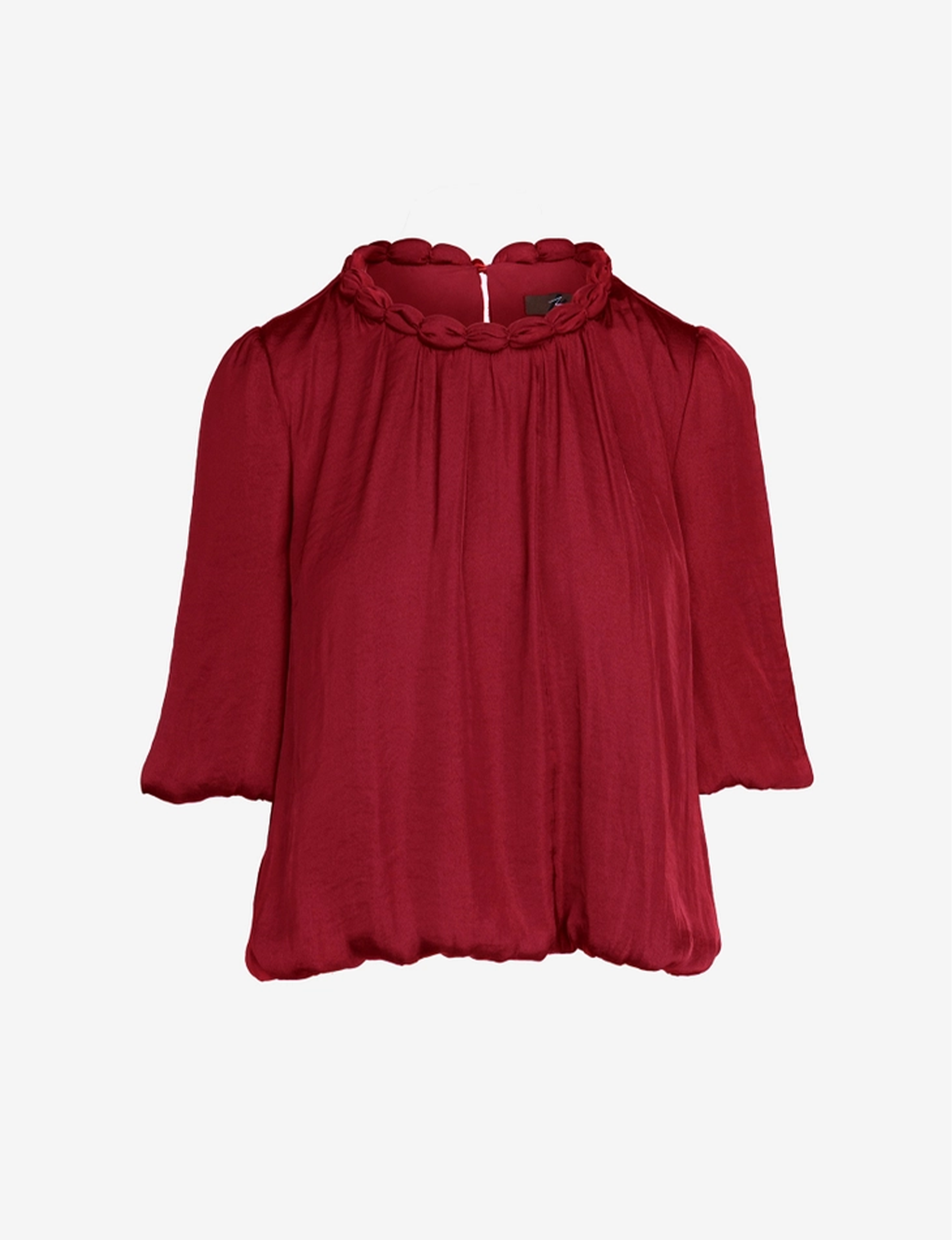 Billowy Blouse, Crimson Red