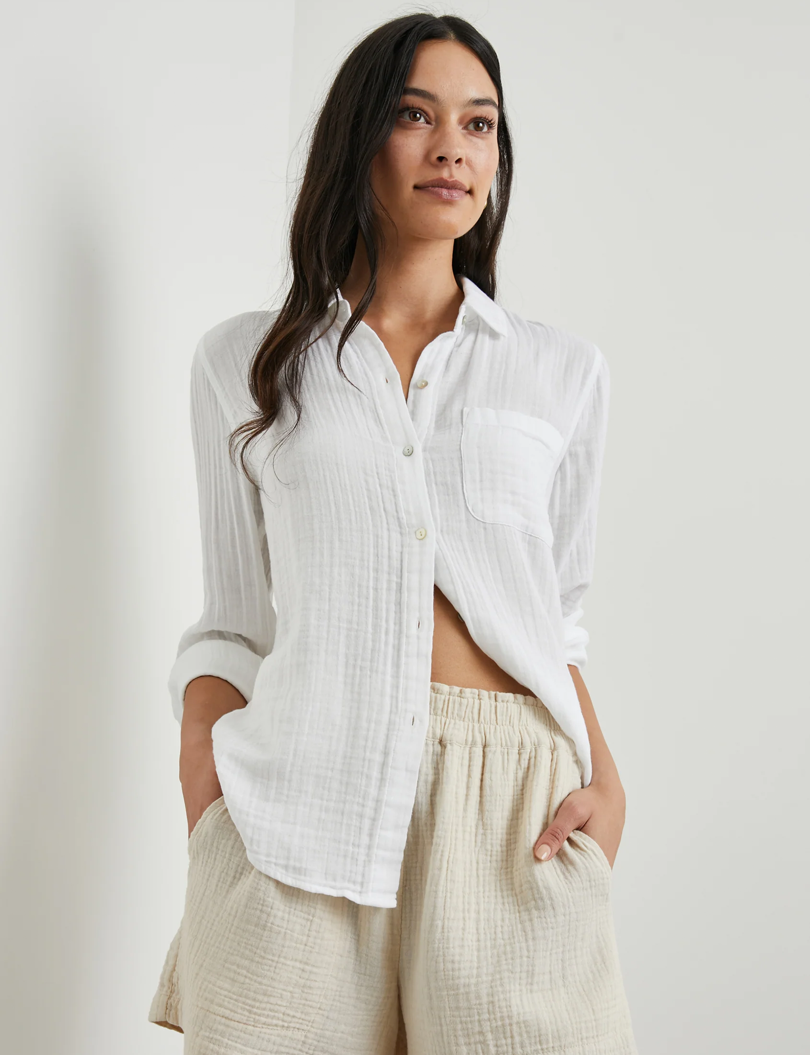 Ellis Shirt, White