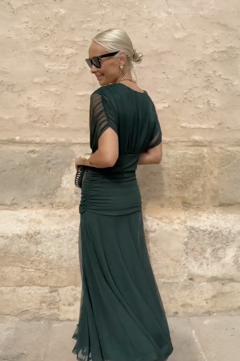 Alison | Elegant V-neck Fantasy Party Maxi Dress