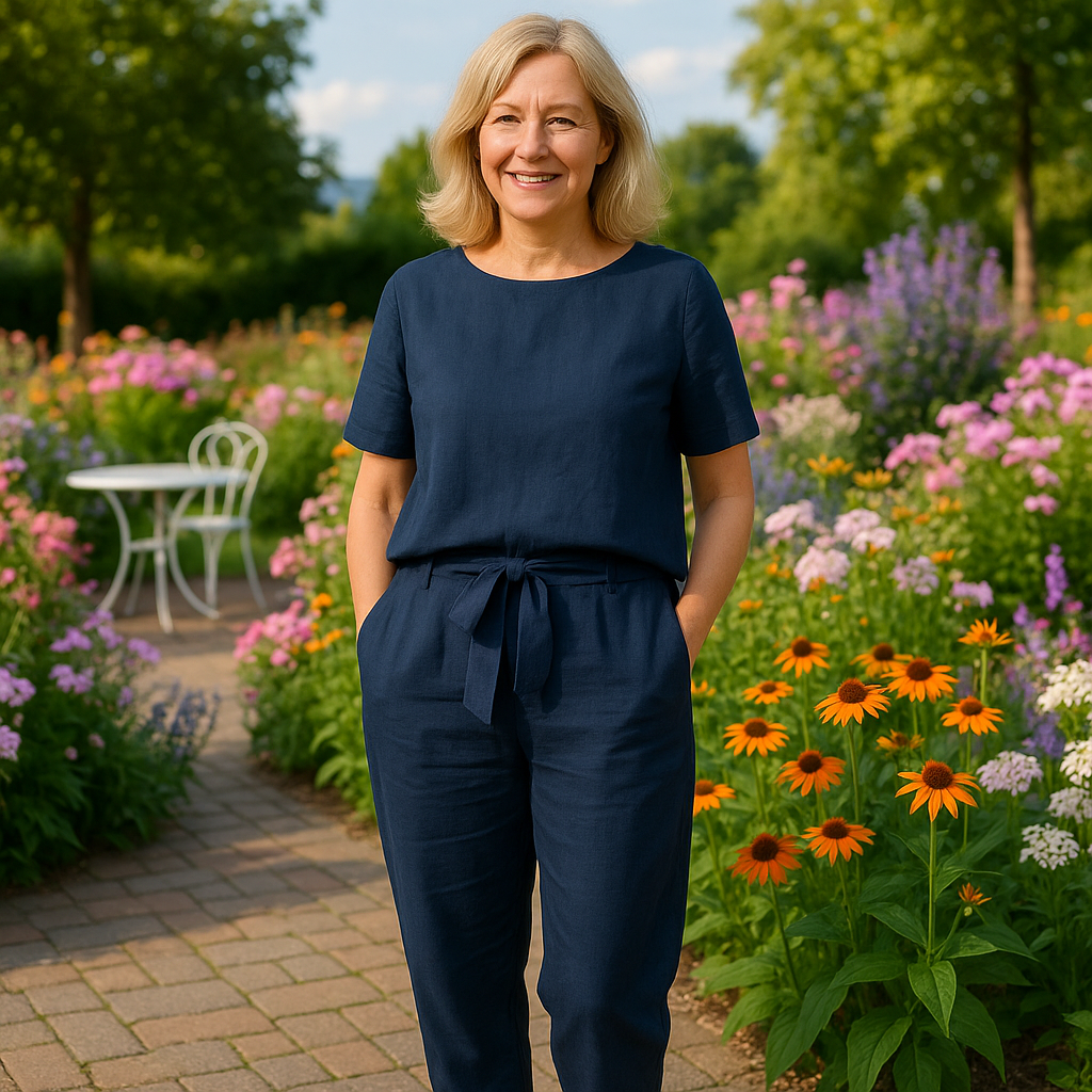 Daisy | Women's Summer 2-Piece Set with Lightweight Fabric and Relaxed Fit