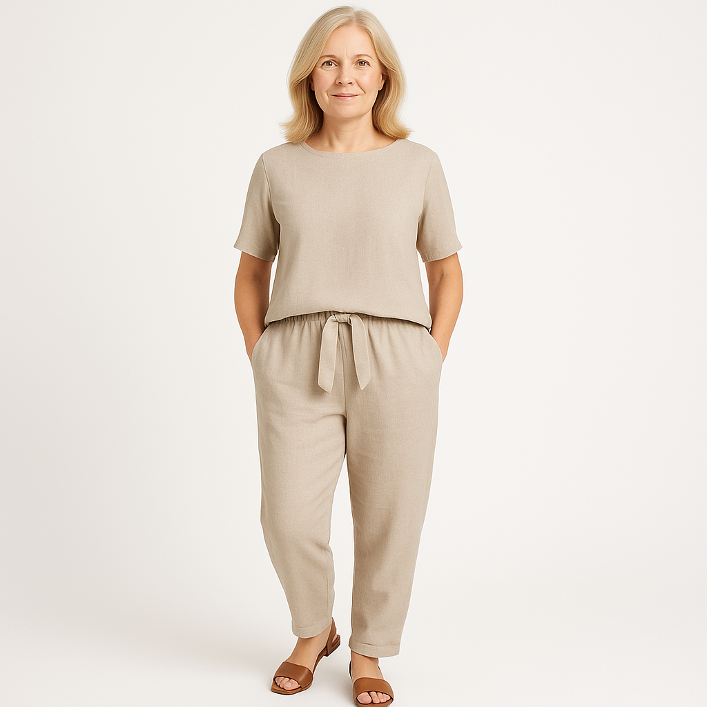 Daisy | Women's Summer 2-Piece Set with Lightweight Fabric and Relaxed Fit