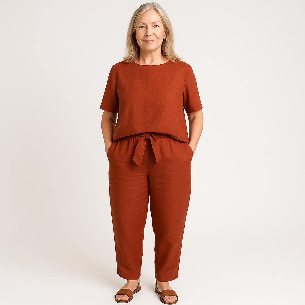 Daisy | Women's Summer 2-Piece Set with Lightweight Fabric and Relaxed Fit
