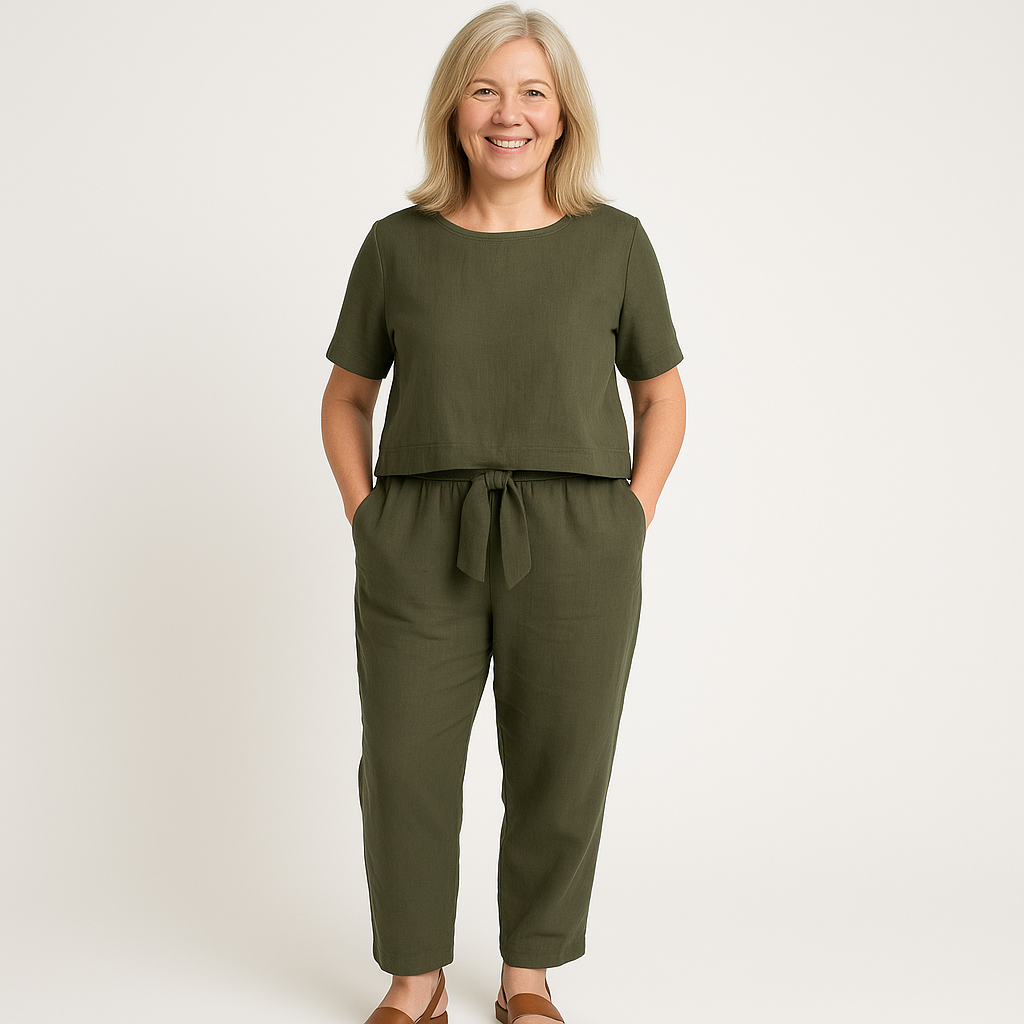 Daisy | Women's Summer 2-Piece Set with Lightweight Fabric and Relaxed Fit