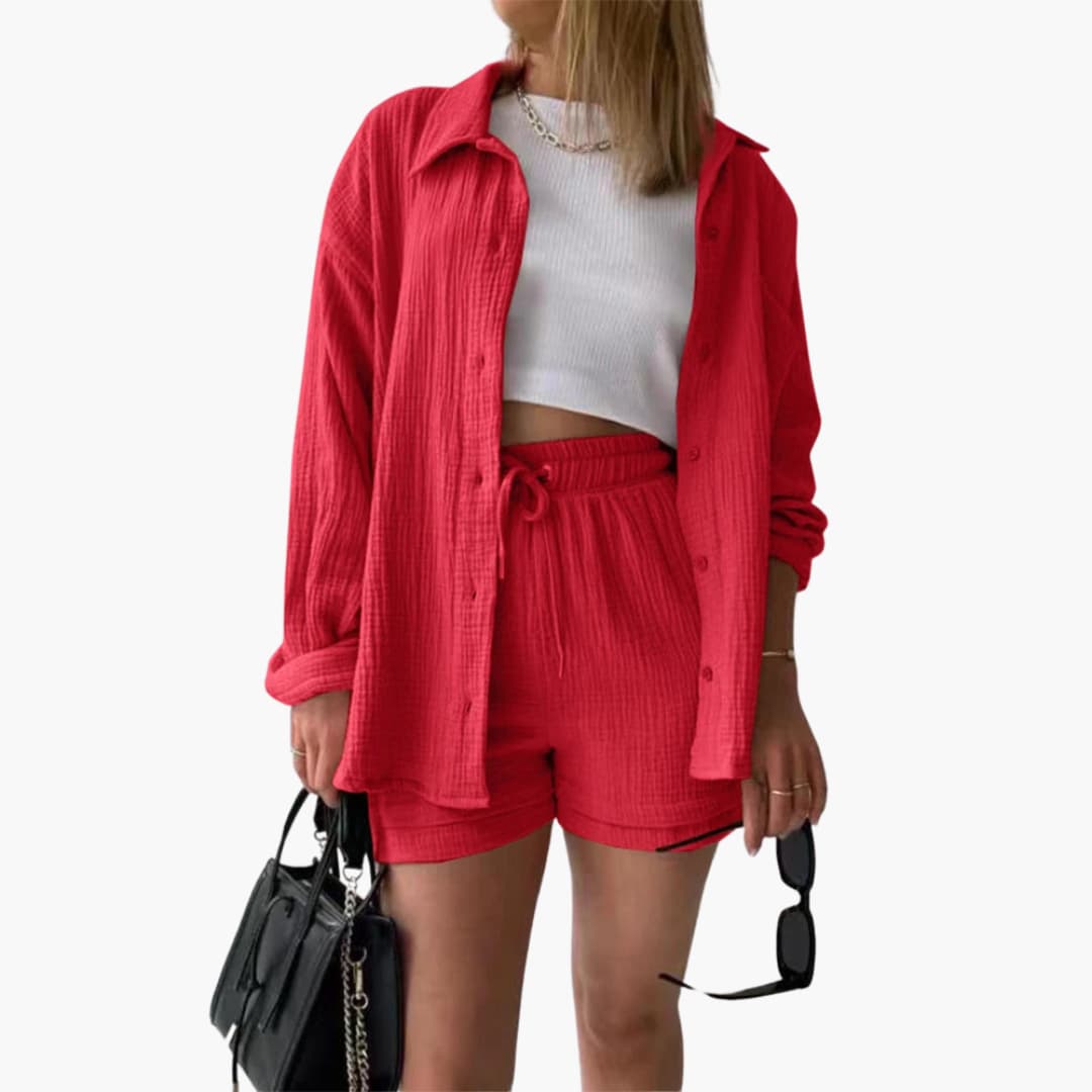 Arden | Women's Casual Two-Piece Set with Lightweight Fabric and Relaxed Fit