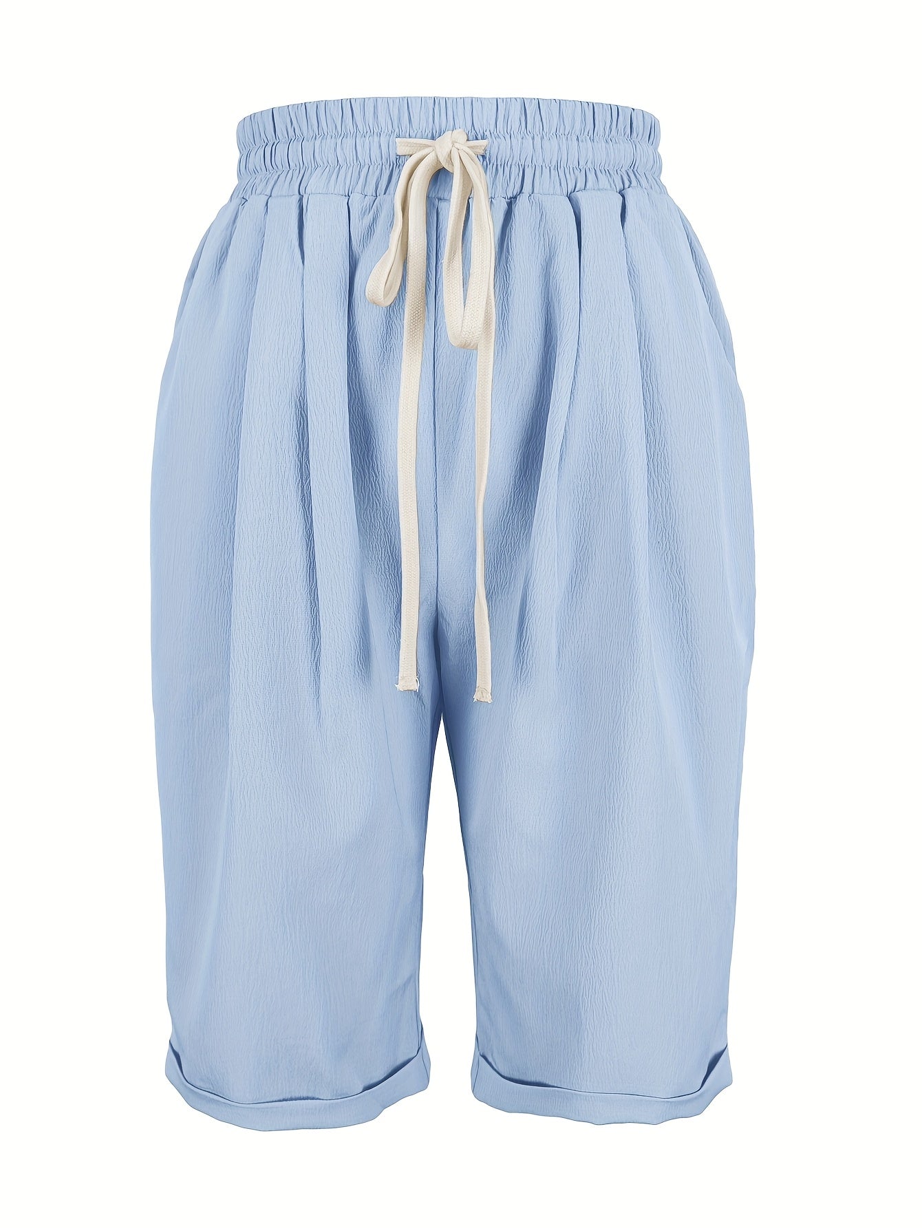 Celeste | Women's Capri Trousers with Relaxed Fit and Elastic Waist