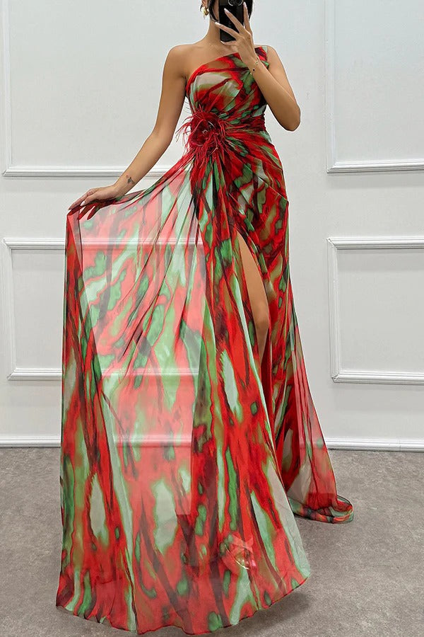 Florina | Women's Maxi Dress with Flowing Skirt and Sleeveless Design