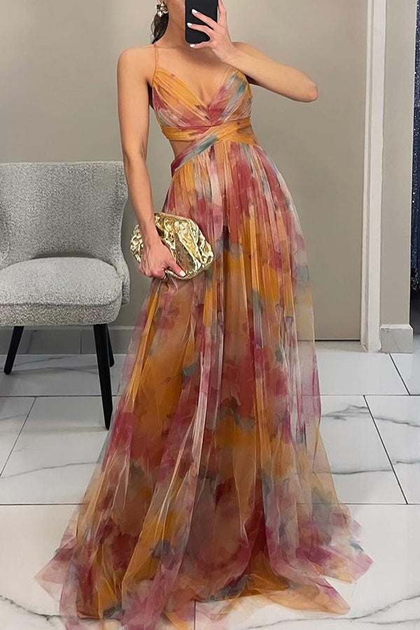 Cindy | Beautiful Floral Print Maxi Dress