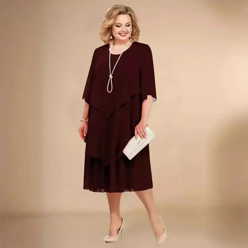 Ellen | Elegant Chiffon Dress
