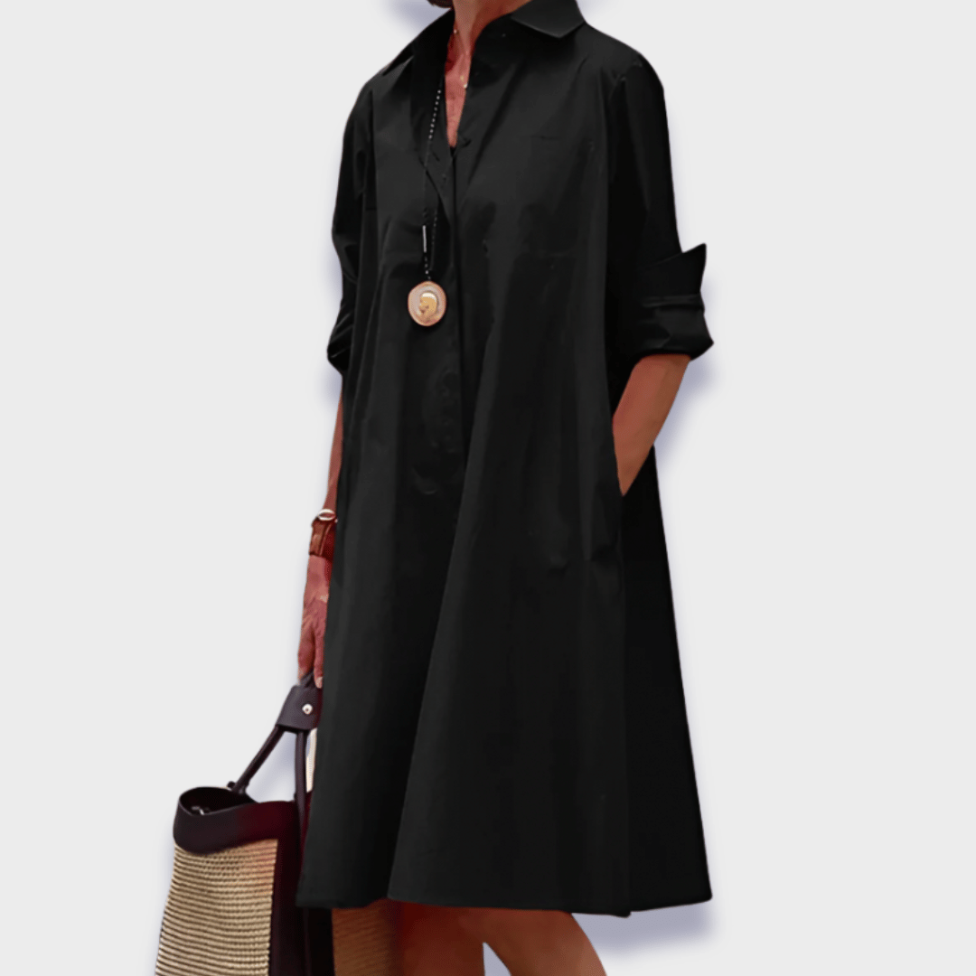 Gemma | Women's Midi Polo Dress with Classic Design and Versatile Style
