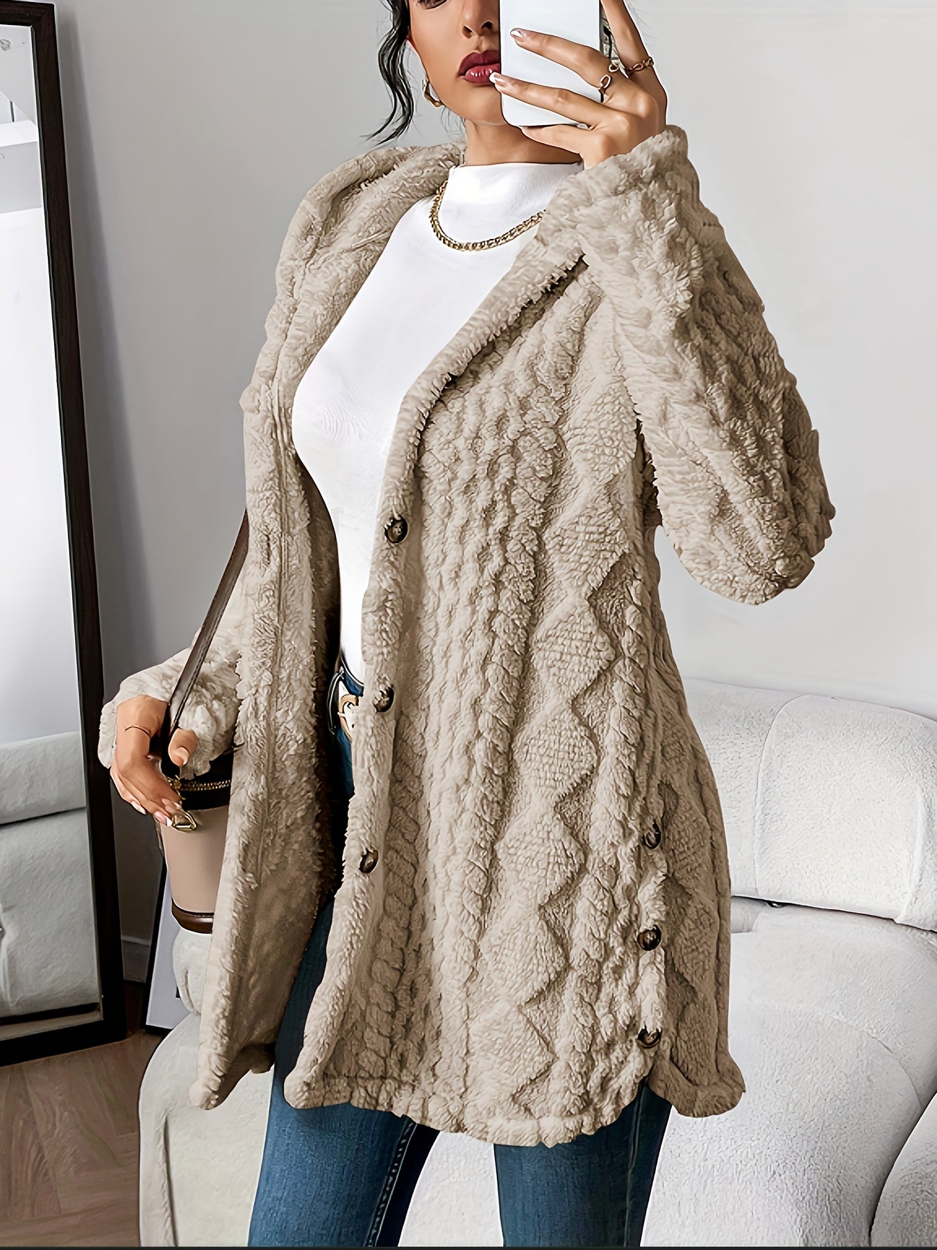 Adriana | Cozy Hooded Cardigan