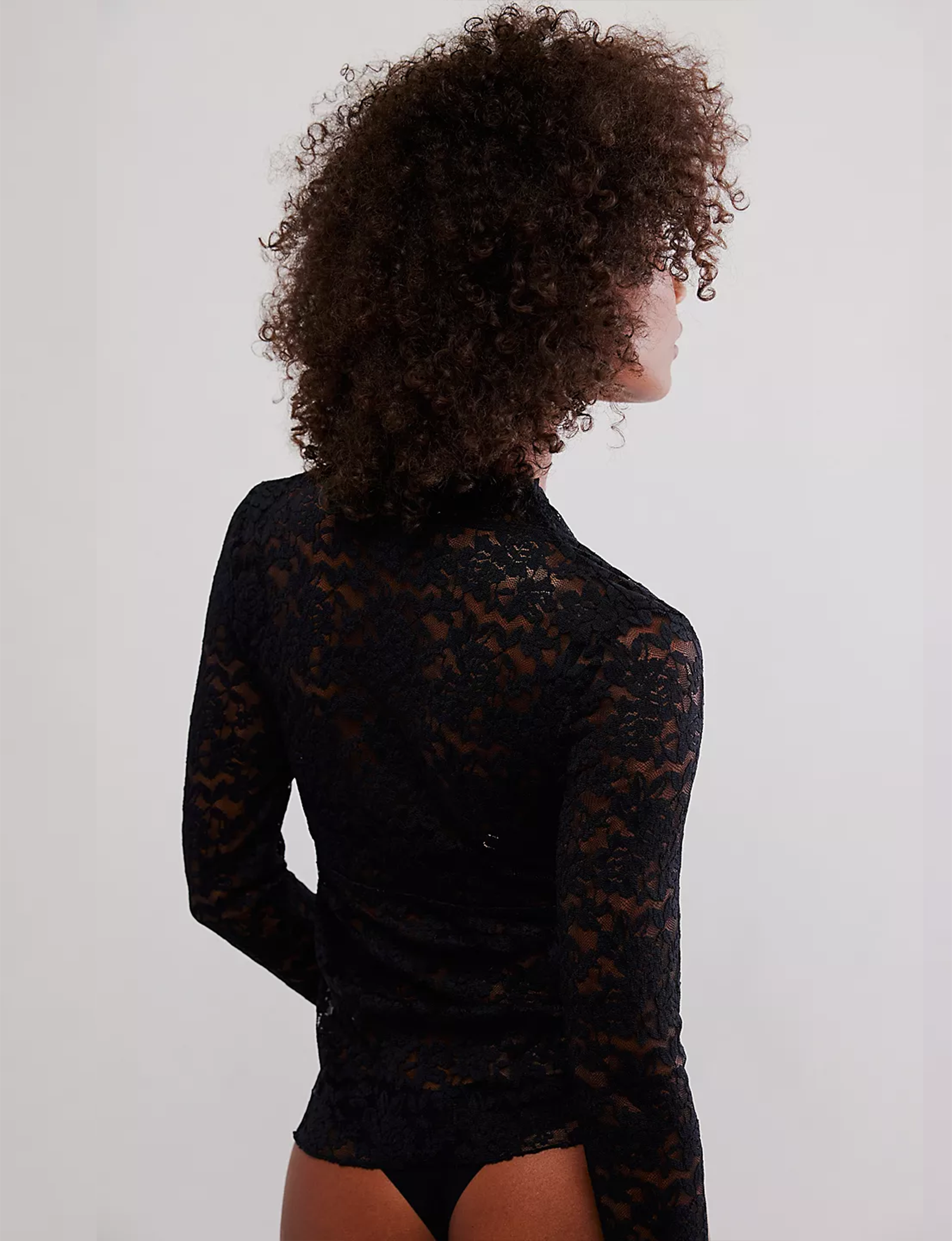 All Day Lace Long Sleeve, Black