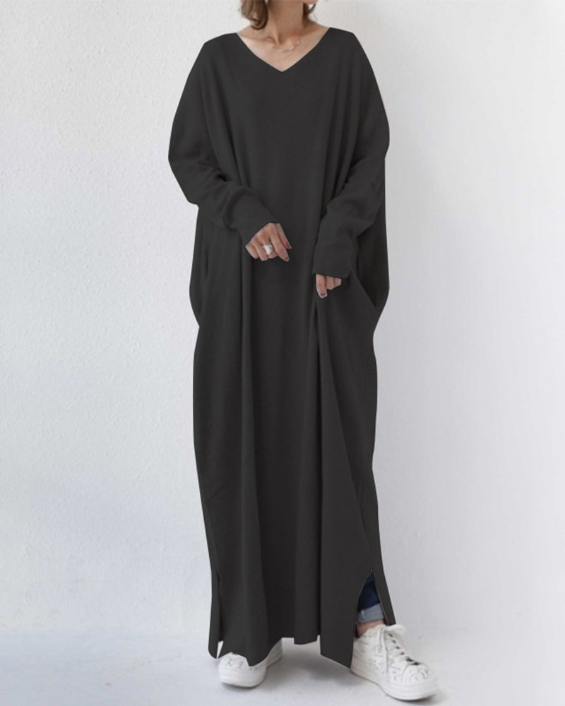 Harriet | Elegant Winter Maxi Dress for Women with Long Sleeves