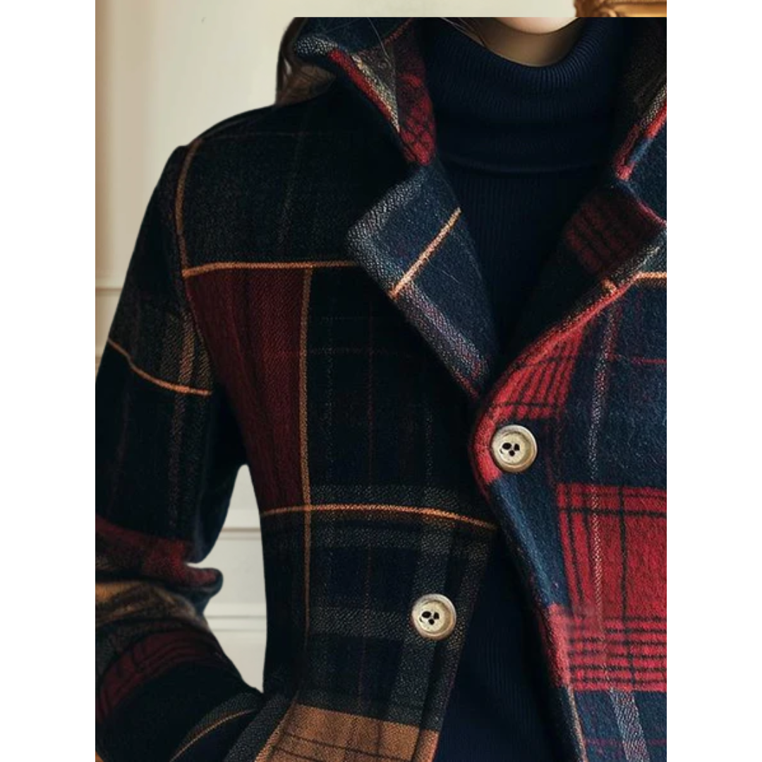 Francesca | Timeless Plaid Jacket