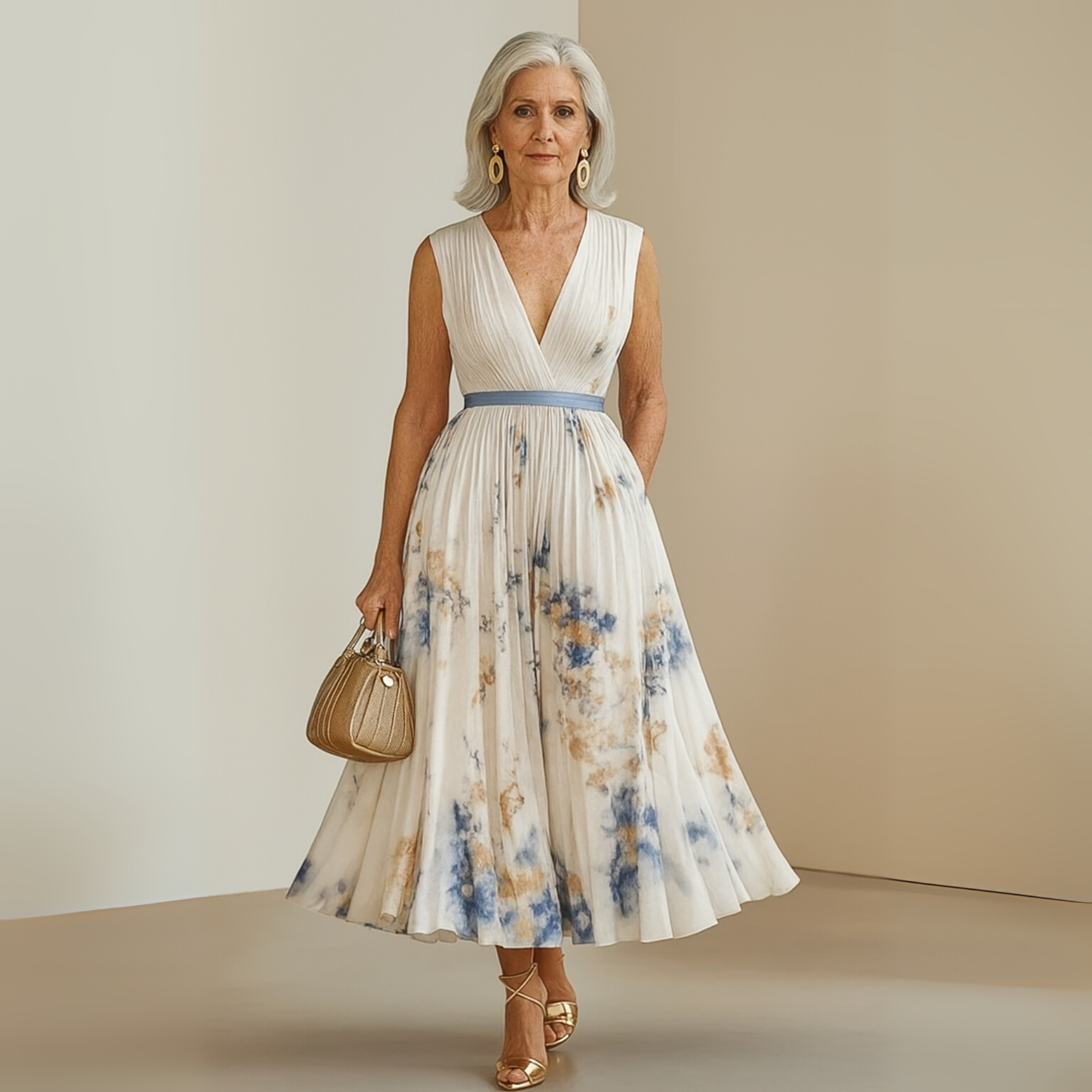 Catalina | Women's Flowing Sleeveless Maxi Dress with Lightweight Fabric and Versatile Style
