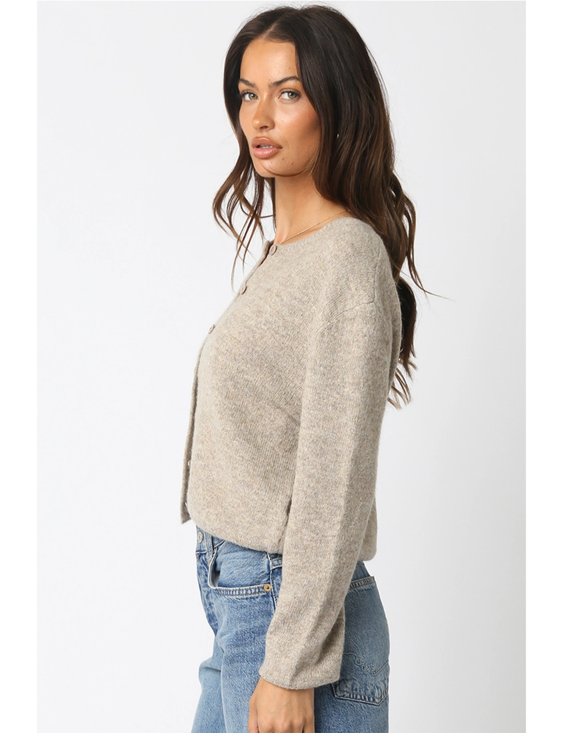 Anabel Cardigan, Taupe