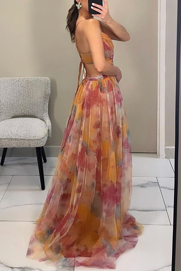 Cindy | Beautiful Floral Print Maxi Dress