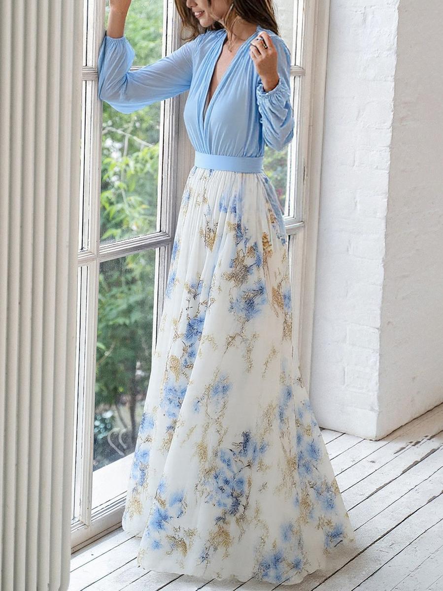 Amara | Women's Maxi Dress with Floral Print and Flowing Design