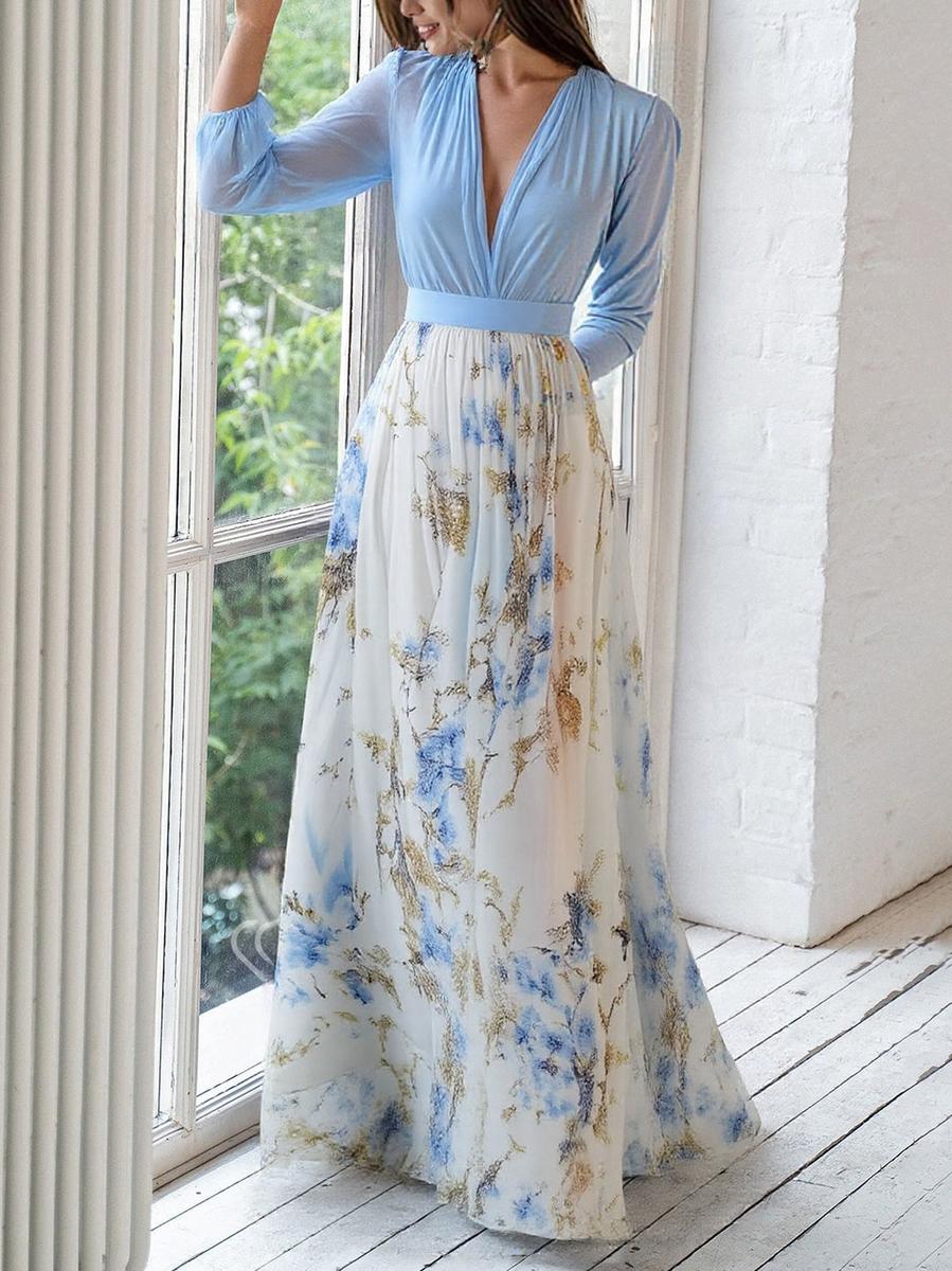 Amara | Women's Maxi Dress with Floral Print and Flowing Design